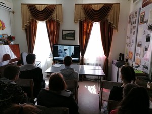 Просмотр фильма «Александр Невский», в рамках краевой кино-акции «За землю Русскую».